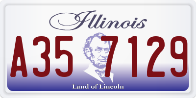 IL license plate A357129