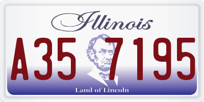 IL license plate A357195