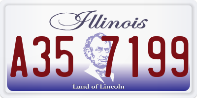 IL license plate A357199