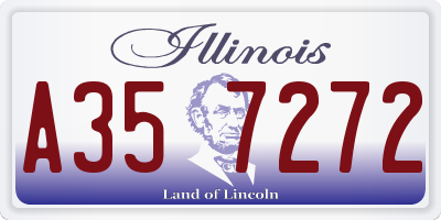 IL license plate A357272