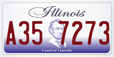 IL license plate A357273