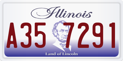 IL license plate A357291