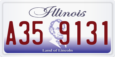 IL license plate A359131