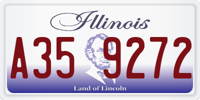 IL license plate A359272