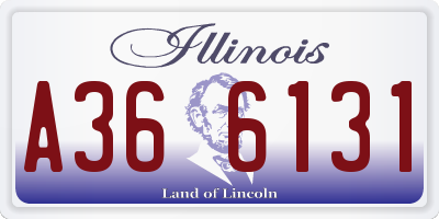 IL license plate A366131