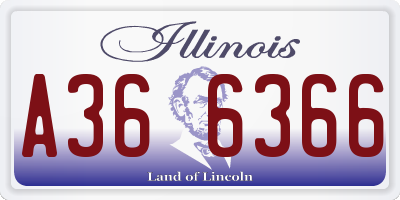 IL license plate A366366