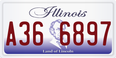 IL license plate A366897