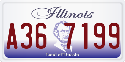 IL license plate A367199