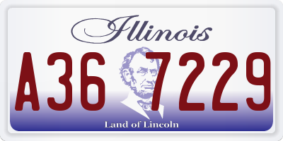 IL license plate A367229