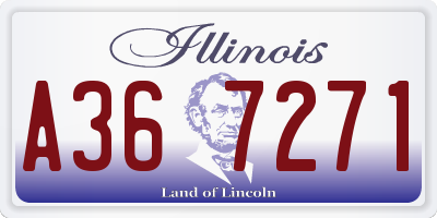 IL license plate A367271