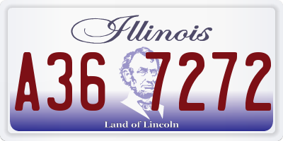 IL license plate A367272