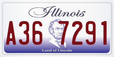 IL license plate A367291