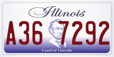 IL license plate A367292