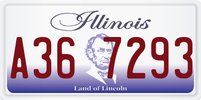 IL license plate A367293