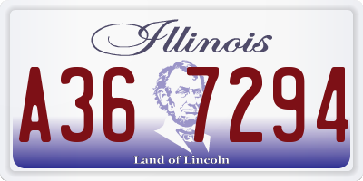 IL license plate A367294