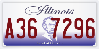 IL license plate A367296