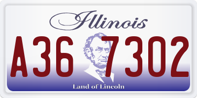 IL license plate A367302