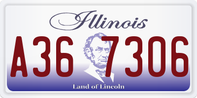 IL license plate A367306