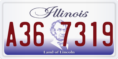 IL license plate A367319