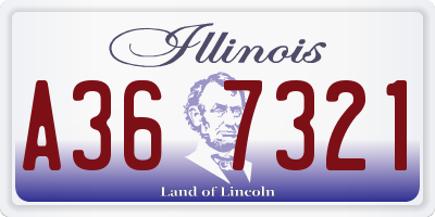 IL license plate A367321