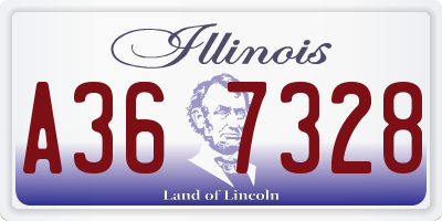 IL license plate A367328