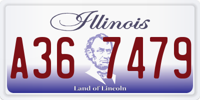 IL license plate A367479