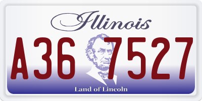 IL license plate A367527