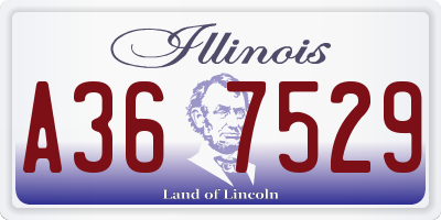 IL license plate A367529