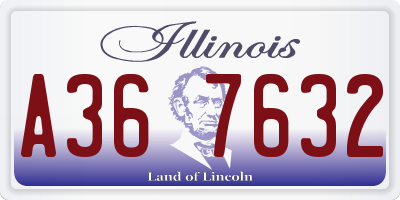 IL license plate A367632