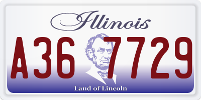 IL license plate A367729