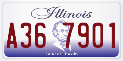 IL license plate A367901