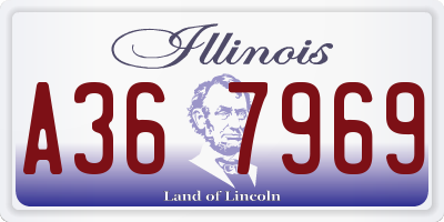 IL license plate A367969