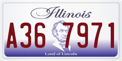 IL license plate A367971