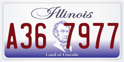 IL license plate A367977