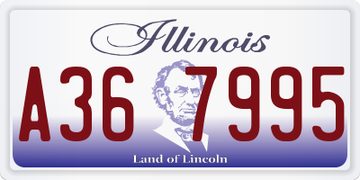 IL license plate A367995