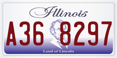 IL license plate A368297