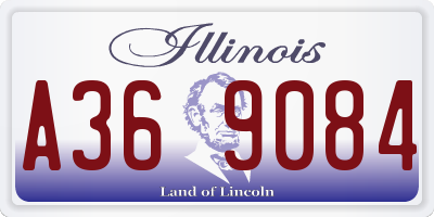 IL license plate A369084