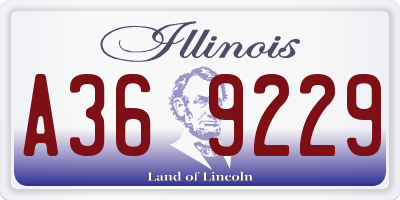 IL license plate A369229