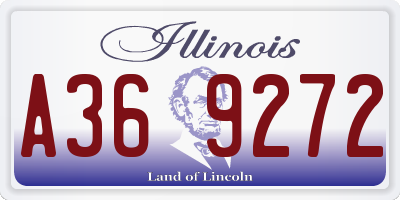 IL license plate A369272