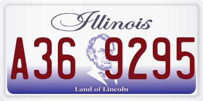 IL license plate A369295