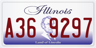 IL license plate A369297