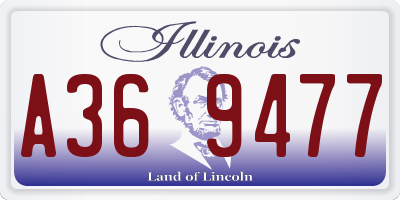 IL license plate A369477