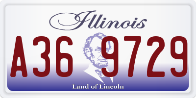 IL license plate A369729