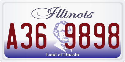 IL license plate A369898