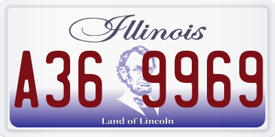 IL license plate A369969
