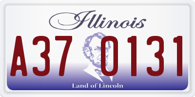 IL license plate A370131