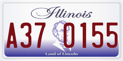 IL license plate A370155