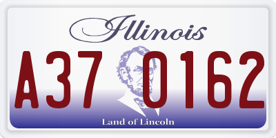 IL license plate A370162