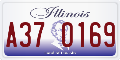 IL license plate A370169