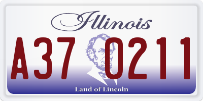 IL license plate A370211